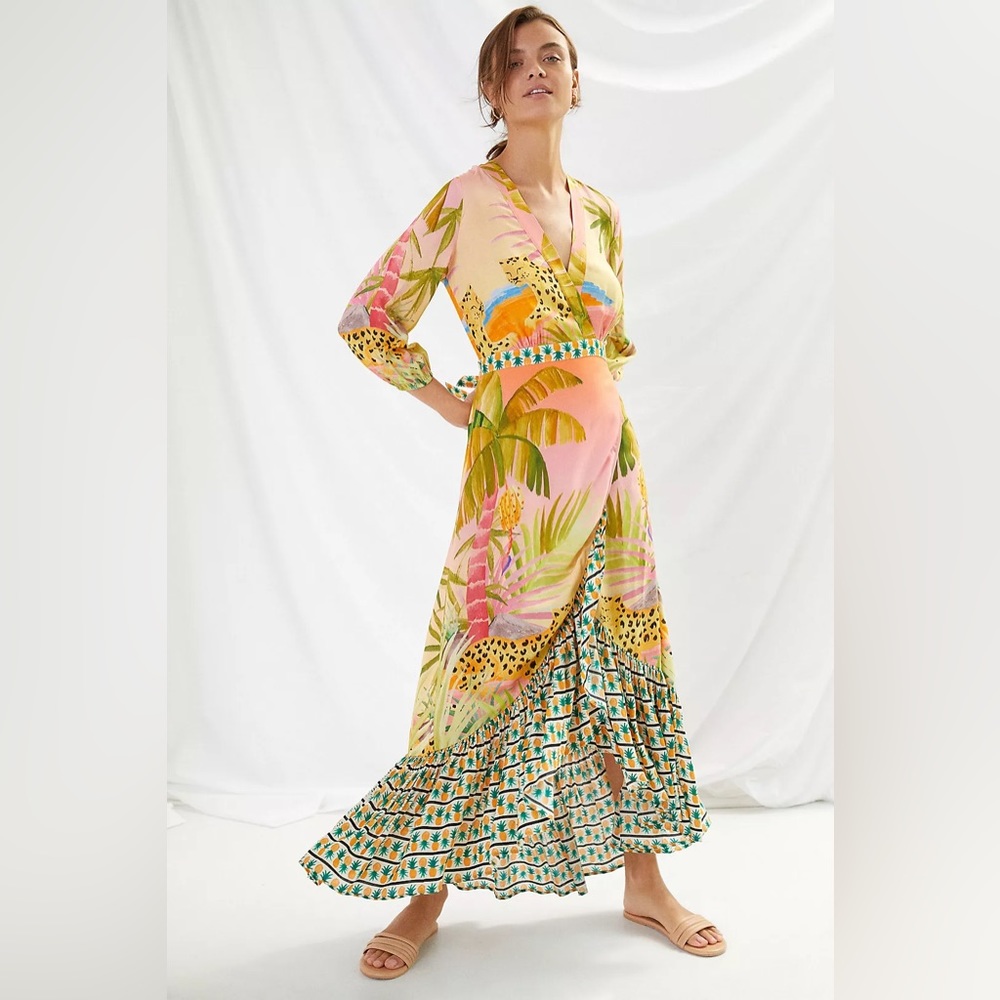 FARM Rio Tropical Wrap Dress